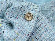 Colestore Chanel Tweed Jacket Light Blue - 2