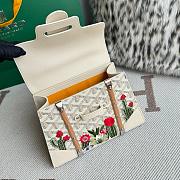 Colestore Goyard Saigon PM Bag White Flower 20x12x28cm - 3