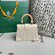 Colestore Goyard Saigon PM Bag White Flower 20x12x28cm - 2