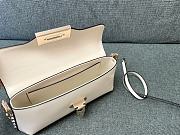 Colestore Valentino Garavani Rockstud Patent Leather Shoulder Bag White 26x13x7cm - 6