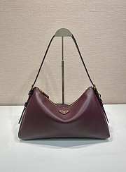 Colestore Prada Sac Aimee Bordeaux Boho Bag 39x24x12cm - 1