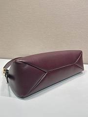 Colestore Prada Sac Aimee Bordeaux Boho Bag 39x24x12cm - 4
