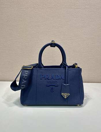 Colestore Prada Jardiniere Large Cotton Canvas Handbag 33x20x18cm
