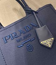 Colestore Prada Jardiniere Large Cotton Canvas Handbag 33x20x18cm - 6