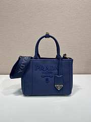 Colestore Prada Jardiniere Small Cotton Canvas Handbag 26x19x15cm - 1