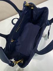 Colestore Prada Jardiniere Small Cotton Canvas Handbag 26x19x15cm - 2