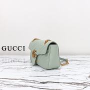 Colestore Gucci GG Marmont Shoulder Bag Pale Green 26x15x7cm - 6