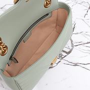 Colestore Gucci GG Marmont Shoulder Bag Pale Green 26x15x7cm - 4