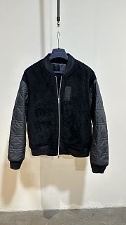 Colestore Dior Zipper Varsity Blouson Jacket Black - 1