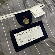 Colestore Brunello Cucinelli Suede Business Jacket Navy Blue - 2