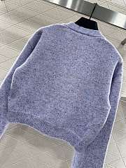 Colestore Chanel Double-C Logo Knitted Cardigan Lilac - 2