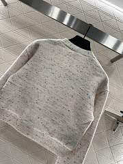 Colestore Chanel Double-C Logo Knitted Cardigan Light Beige - 3