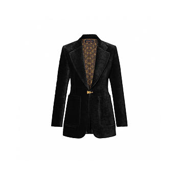Colestore Louis Vuitton Velvet Schoolboy Blazer Black