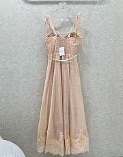 Colestore Zimmermann Solid Color Lace Slip Dress Beige - 5
