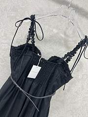 Colestore Zimmermann Solid Color Lace Slip Dress Black - 6