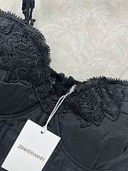 Colestore Zimmermann Solid Color Lace Slip Dress Black - 4