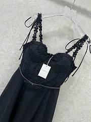 Colestore Zimmermann Solid Color Lace Slip Dress Black - 3