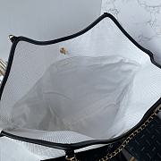 Colestore Chanel Maxi Shopping Bag Calfskin & Gold-Tone Metal White 36×59×13cm - 3