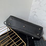Colestore Chanel Maxi Shopping Bag Calfskin & Gold-Tone Metal Back & White 36×59×13cm - 5