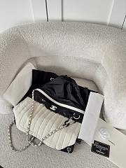 Colestore Chane Black & White Drawstring Backpack 44x35cm - 4