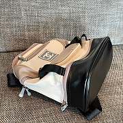 Colestore Chanel Sports Backpack Nylon White Silver 23x25x14cm - 2