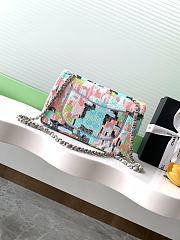 Colestore Chane Multicolor Sequin Classic Flap Bag 15.5x25.5x6.5cm - 4