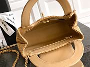 Colestore Chanel 26C Woven Kelly Bag Beige 19x13x7cm - 6