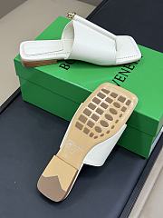 Colestore Bottega Veneta Solstice Flat Thong Sandals White - 5