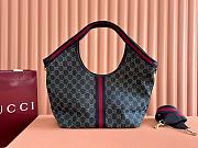 Colestore Gucci Giglio Medium Tote Bag in Denim 50×47×14cm - 4