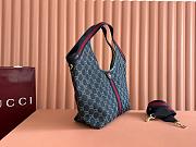 Colestore Gucci Giglio Medium Tote Bag in Denim 50×47×14cm - 3