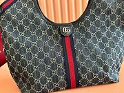 Colestore Gucci Giglio Medium Tote Bag in Denim 50×47×14cm - 2