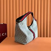Colestore Gucci Giglio Large Tote Bag in Light Denim 60×47×16cm - 6