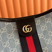 Colestore Gucci Giglio Large Tote Bag in Light Denim 60×47×16cm - 2