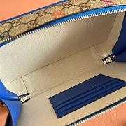 Colestore Gucci GG Multicolor Small Bag in Beige and Dark Brown Frabic 14x22.5x7.5cm - 3