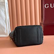 Colestore Gucci Betty Small Tote Bag in Black Leather 18(29) x 18 x 12.5cm - 5
