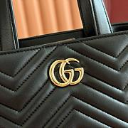 Colestore Gucci Betty Small Tote Bag in Black Leather 18(29) x 18 x 12.5cm - 2
