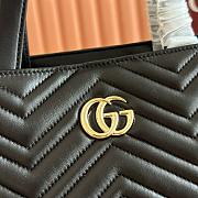 Colestore Gucci Betty Medium Tote Bag in Black Leather 28 x 24 x 16cm - 2