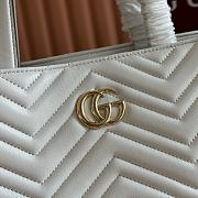 Colestore Gucci Betty Medium Tote Bag in White Leather 28 x 24 x 16cm - 2