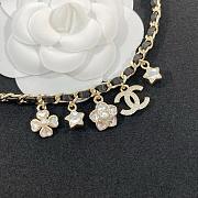 Colestore Chanel Bracelet Metal, Calfskin, Glass pearls & Strass Gold, Black, Pearly White & Crystal - 2