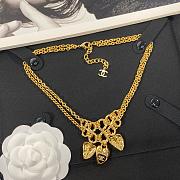 Colestore Chanel Necklace Metal & Resin Golden & Black - 6