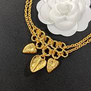 Colestore Chanel Necklace Metal & Resin Golden & Black - 5