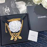 Colestore Chanel Necklace Metal & Resin Golden & Black - 2