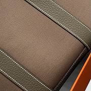 Colestore Hermes Garden Party 30 Bag Taupe Etoupe-like Brown Canvas 30x20x13cm - 3