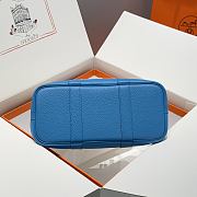 Colestore Hermes Garden Party 30 Bag Blanc & Bleu Jean 30x20x13cm - 3