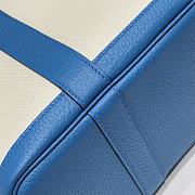 Colestore Hermes Garden Party 30 Bag Blanc & Bleu Jean 30x20x13cm - 2