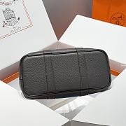 Colestore Hermes Garden Party 30 Bag Bleu Paon & Gris Anthracite 30x20x13cm - 6