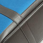 Colestore Hermes Garden Party 30 Bag Bleu Paon & Gris Anthracite 30x20x13cm - 2