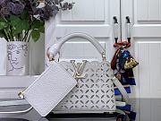 Colestore Louis Vuitton Capucines Mini White Lily 14 x 8 x 21cm - 1