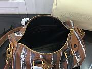 Colestore Louis Vuitton Speedy Bandouliere 30 Brown/Black/White Striped Canvas 32 x 22.5 x 18cm - 6