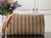 Colestore Louis Vuitton Speedy Bandouliere 40 Striped Canvas Beige 40 x 26 x 23cm - 5